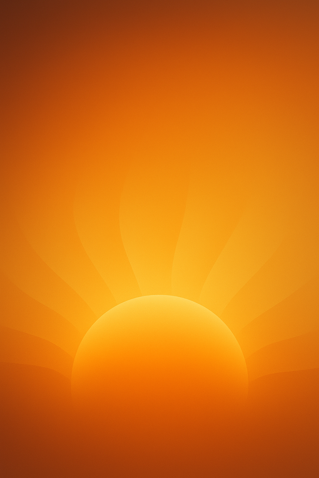 Solar Bloom Lock Screen AI wallpaper, 1024x1536